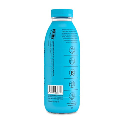 Prime Blue Raspberry Hydration Drink, 16.9 fl oz â„® 500 ml, 12 Pack - Blue raspberry hydration boost!