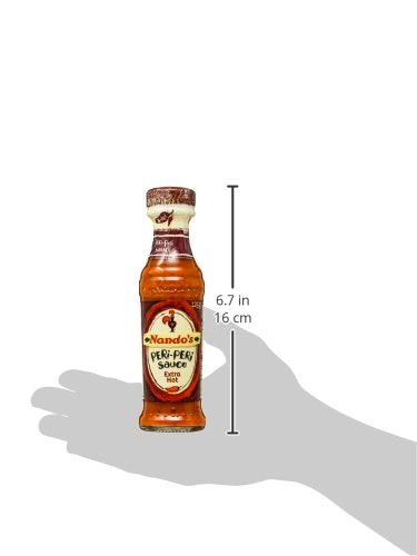 Nando's Extra Hot Peri Peri Sauce, 125ml - "Fiery Extra Hot Kick!"