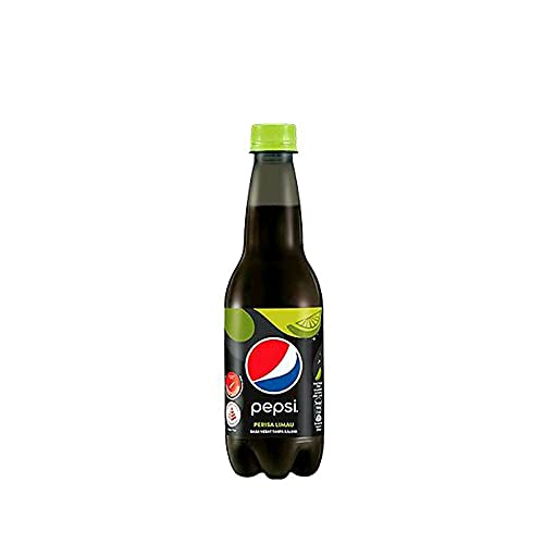 Pepsi Black Lime Flavour No Sugar 400ml, Bold Taste No Calories (Pack of 12 Bottle) - "Lime zest with no calories!"