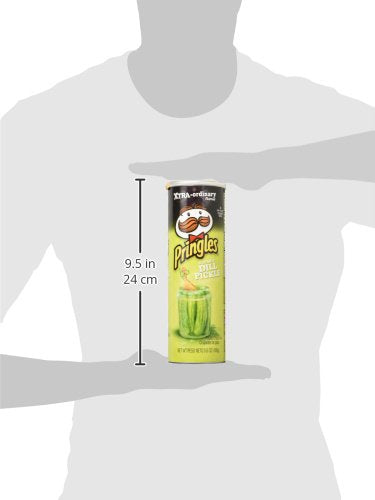 Pringles Screamin' Dill Pickle Potato Crisps, 158 Grams - Screamin' dill pickle Pringles!