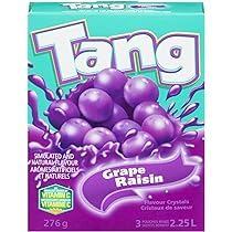 Tang Grape Raisin Natural Flavour Powdered Drink Mix - Refreshing and Tangy Grape Taste, 276g Pack for Instant Beverage Joy