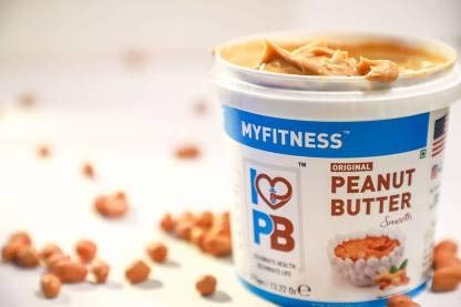 MYFITNESS Peanut Butter Crunchy 2.5kg (1.25kg X Pack of 2) - "Crunchy PB Jumbo Pack!"