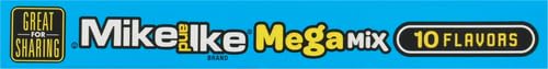 Mike & Ike Mega Mix 10 Flavours Chewy Assorted Candy Box, 141g - "10-Flavor Fun!"