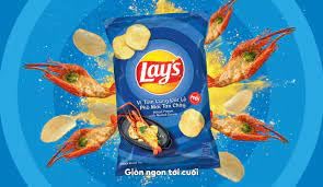 Lay's vị tôm càng đút lò phô mai tan chảy Lay's gói 90g - "Baked Lobster Flavor!"