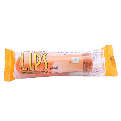 Lotte Lips, Orange Flavoured Candy, 420g - "Orange Candy Fun!"