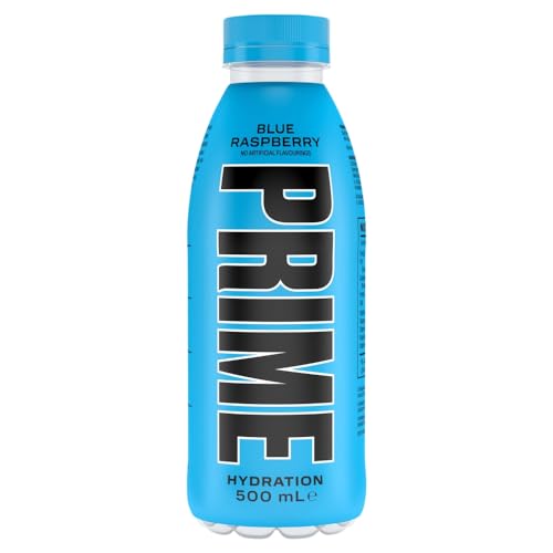 Prime Blue Raspberry Hydration Drink, 16.9 fl oz â„® 500 ml, 12 Pack - Blue raspberry hydration boost!