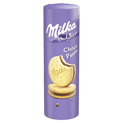 Milka Choco Pause Sandwich Biscuit 260g - "Pause for Choco!"