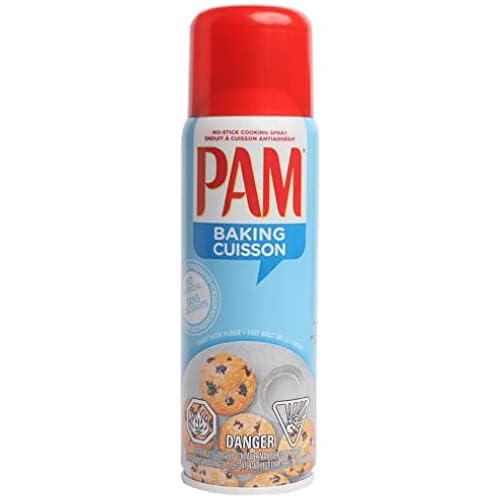 PAM Happy Baking Cooking Spray with Flour, 141g - "Baking spray with flour!"