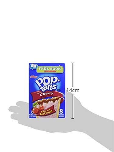 Pop Tarts Frosted Cherry Pack of 4 Pouch, 4 x 416 g - "Four-pack of cherry goodness!"