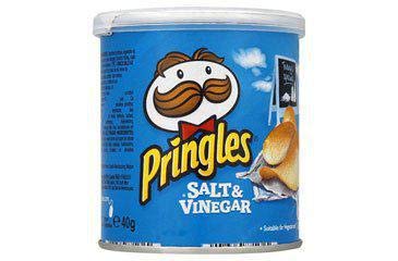 Pringles Salt & Vinegar Pop & Go 40g (pack of 12) - Portable salt and vinegar Pringles!