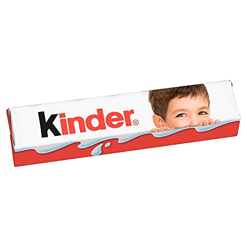 Kinder Chocolate 8 Bars, 100 g, Orange & White, (XGB320008) - Enjoy the classic taste of Kinder Chocolate in orange and white, 8 bars, 100g.