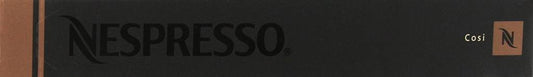 Nespresso Espresso COSI Coffee Capsules, 10 Pcs - "Espresso Cosi - 10 Capsules of Balanced Delight!"