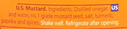 American Garden Sauce - Mustard, 227Gram Bottle - Mustard Magic!