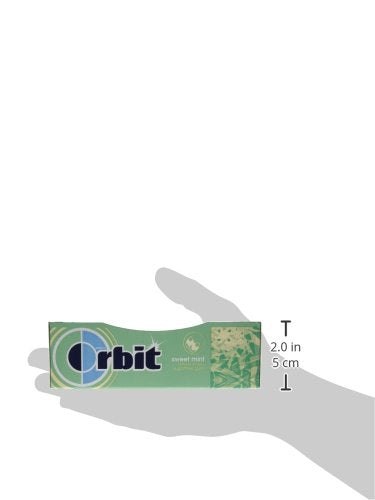 Orbit Sweet Mint Gum 14 Pieces Pack of 12, x 33 g - "Sweet minty goodness!"