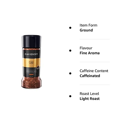 Davidoff Fine Aroma Instant Coffee 100% Arabica, 3.53 oz ℮ 100 g - Arabica finesse!