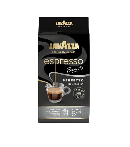 Lavazza Perfetto Espresso, 100% Arabica Ground Coffee Powder, 250 g (1493) - "Perfetto Espresso Taste!"