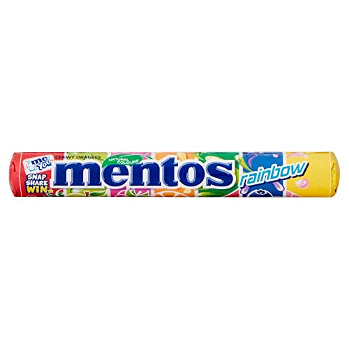 Mentos Rainbow Chewy Dragees, 406 g - "Rainbow Dragees Mega Pack!"