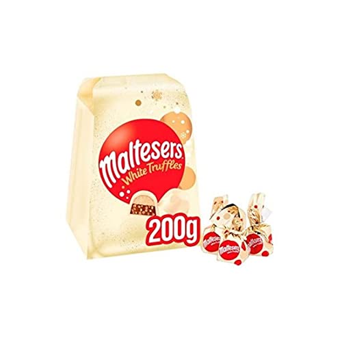 Maltesers White Truffles Creamy Crunchy & Truffly White Chocolate Truffle (Imported), 200g - "Imported White Choco Truffles!"