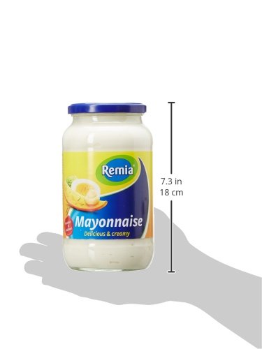 Remia Mayonnaise, 1000Ml/964Ge, White, Yellow & Blue, Small - Large Mayo Delight!