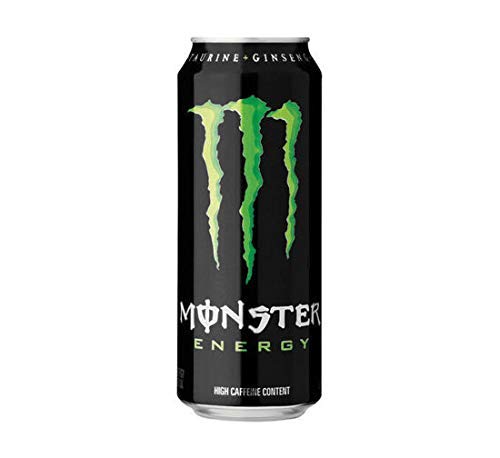 Monster Energy Drink 500ml , (Pack of 12 Cans X 500ml Each) - "Twelve-Pack Energy Surge!"