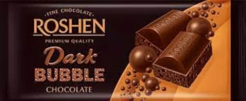 ROSHEN Dark Bubble Chocolate 80g - Dark Bubble Indulgence!