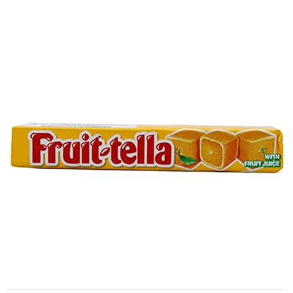 Fruit-tella Orange, 6 x 36 g - Orange-flavored chewy candy! Enjoy the tangy and sweet orange flavor in every bite with this multipack!