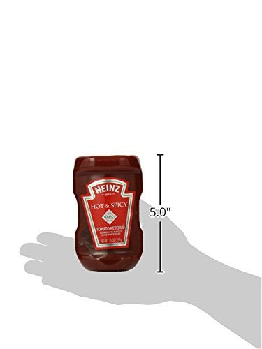 Heinz Hot & Spicy Tomato Ketchup, 397 g - Spicy twist on classic tomato ketchup.