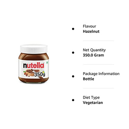 Nutella Hazelnut Spread with Cocoa, 12.35 oz / 350g - "Small jar, huge taste!"