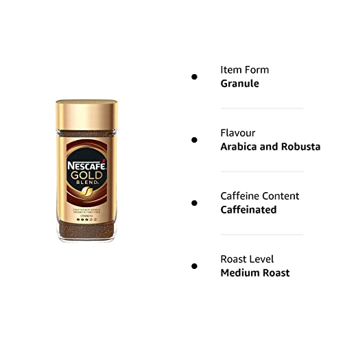 Nescafe Gold Blend Instant Coffee Powder, 200G Eden Jar - "Gold Blend Eden - Instant Coffee Nirvana!"