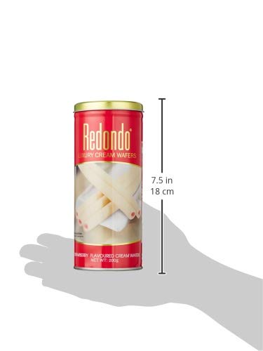 Redondo Luxury Cream Wafer, Strawberry, 200g - Strawberry Delight!