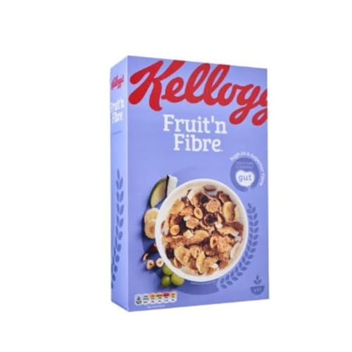 Kellogg's Fruit'n Fibre 500g - Bursting with Natural Goodness, Wholesome Breakfast Cereal with Fruits, Nuts, and High Fiber Delight