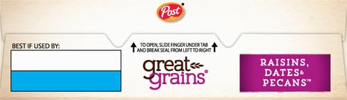 Great Grains Raisins, Dates & Pecans Cereal, 453g - A nutritious and delicious way to start your day.