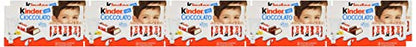 Kinder Chocolate 8 Bars, 100 g, Orange & White, (XGB320008) - Enjoy the classic taste of Kinder Chocolate in orange and white, 8 bars, 100g.