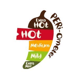 Nando's Peri Peri Chilli Sauce - Hot, 250g, Pack of 2, Product of The Netherlands - "Hot Peri Peri Twin Pack!"