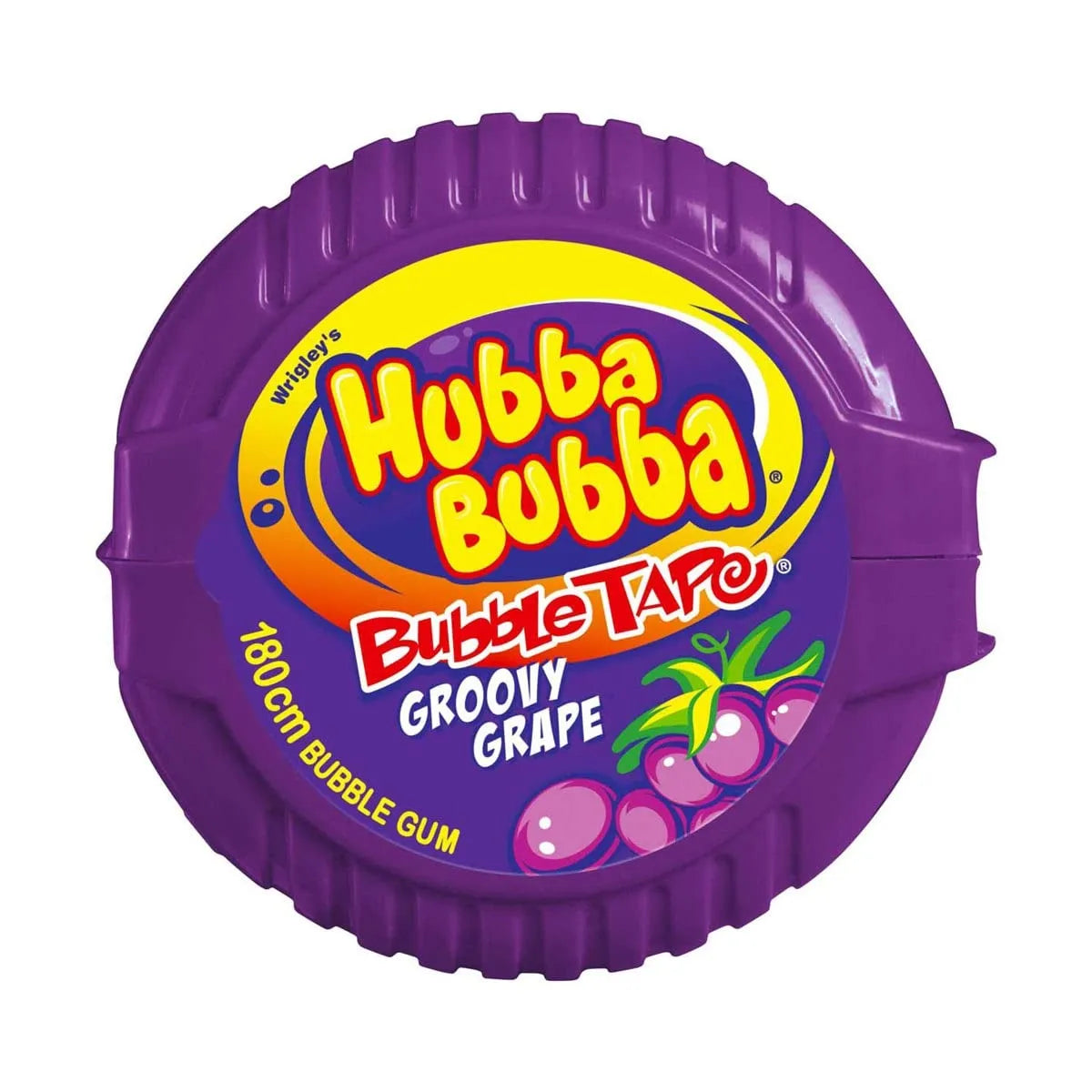 Wrigley's Hubba Bubba Bubble Tape Groovy Grape Bubble Gum - 2 oz / 56.7g - Wrap Up Fun!