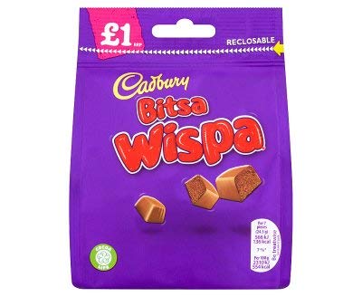 Cadbury Bitsa Wispa Chocolate Packet, 95g - Wispa treats