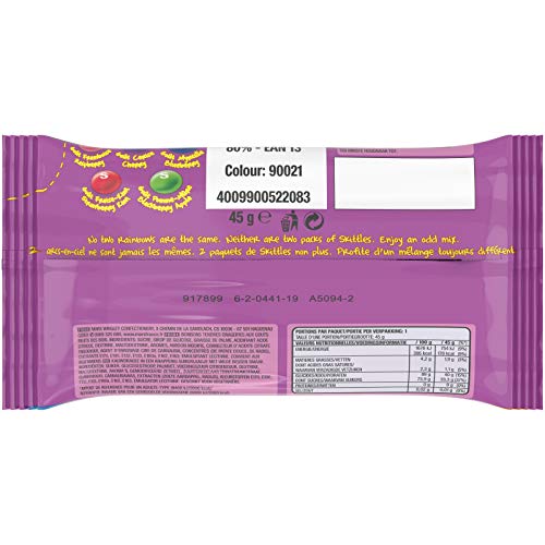 Skittles Wild Berry Flavour Candy, 45 g