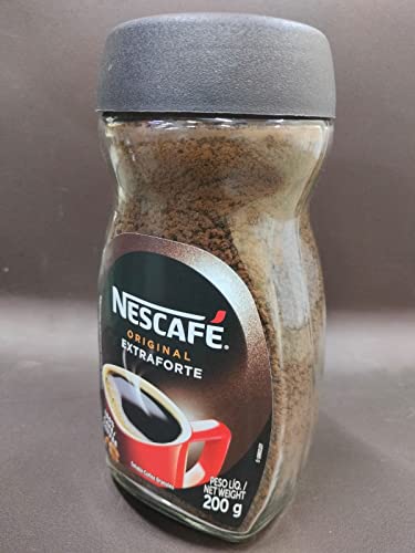 Nestlé Brasil Ltda. Original Extraforte Coffee, Ground, 7.05 oz / 200 g Jar - "Original Extraforte - 200g Jar of Bold Brazilian Coffee!"