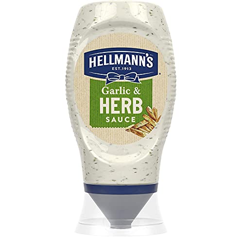 Hellmann's Garlic & Herb Sauce, 260 Gram - Creamy garlic and herb sauce, perfect for dipping.