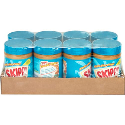 Skippy Creamy Peanut Butter 16.3 oz, Pack of 12