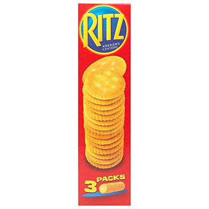 Ritz Original Salty Crackers, 3 Pack, 2 x 300 g - Salty Ritz Crunch!