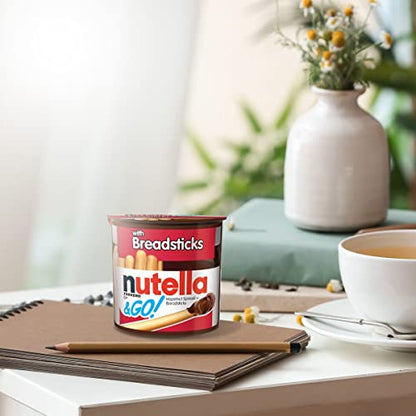 Nutella & Go with Breadsticks, 6 Pack, 6 x 52 g - "Six times the yum!"