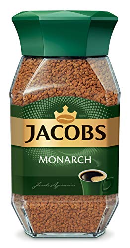 Jacobs Monarch Instant Coffee Bottle 190G, Ground - Monarch instant coffee from Jacobs, 190g bottle of rich ground coffee.