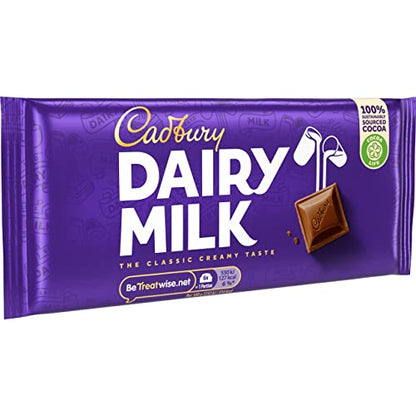 Cadbury Dairy Milk Chocolate, 95 g - Pure milk chocolate