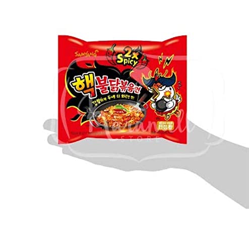 Samyang Hot Chicken Ramen 2X Spicy Noodles, 140 grams