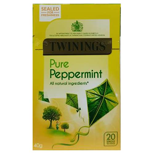 Twinings Pure Peppermint Tea 4 Pack, 4 x 40 g