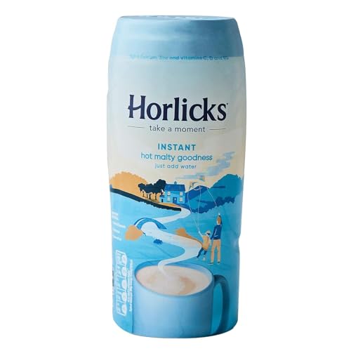 Horlicks Instant Hot Malty Goodness 500gm - Quick & Nourishing Malt Beverage for Instant Comfort and Energy Boost - Quick and nourishing malt drink for an energy boost, 500g.