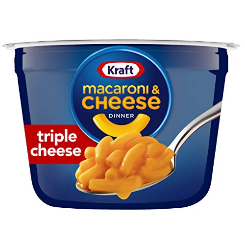 Kraft Easy Mac Triple Cheese, 2.05-Ounce Microwavable Cups (Pack of 10) - "Triple Cheese Easy Mac!"