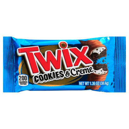 Twix Cookies & Creme Milk Chocolate Bar 38.6g pack of 2