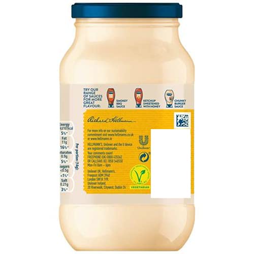 Hellmann's Real Mayonaise, 400 g - Classic real mayonnaise in a 400g jar.